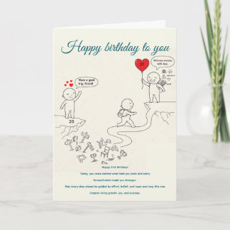 The Journey Continues,birthday Kaart