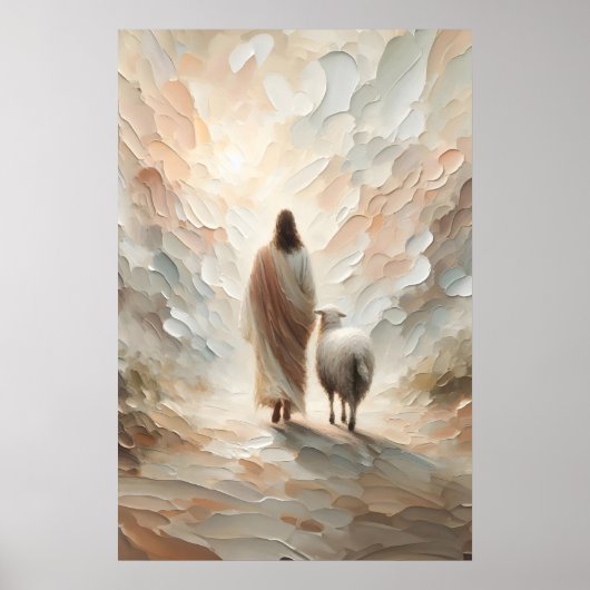 The Journey Home The Good Shepherd Jesus Easter Poster (Voorkant)