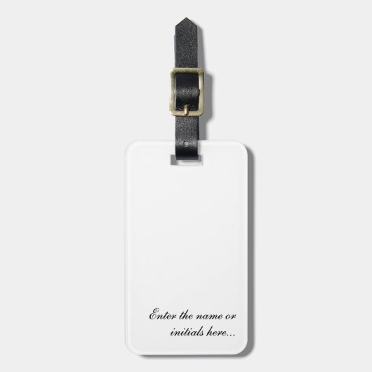 The Journey Tag – Personalized Custom Luggage Tag Bagagelabel (Voorkant verticaal)