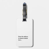 The Journey Tag – Personalized Custom Luggage Tag Bagagelabel (Achterkant verticaal)