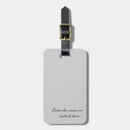 The Journey Tag – Personalized Custom Luggage Tag Bagagelabel