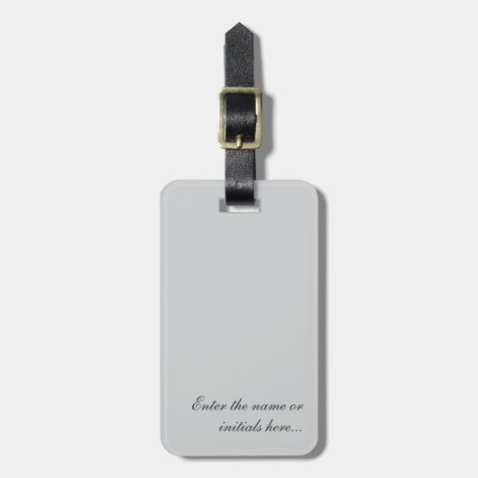 The Journey Tag – Personalized Custom Luggage Tag Bagagelabel (Voorkant verticaal)