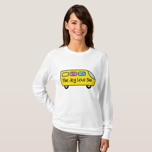 The Joy Love Bus Long Sleeve T-Shirt (Voorkant volledig)