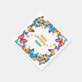 The Joy of Butterflies Birthday Party Servet (Hoek)