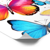 The Joy of Butterflies Birthday Party Welcome Poster (Hoek)