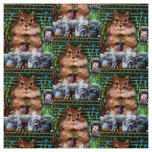 "The Joy of Jam Chef" Stof (Swatch)