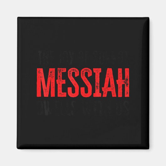 The Joy Of Sukkot Messiah Dwells With Us Jewish Ho Magneet (Voorkant)