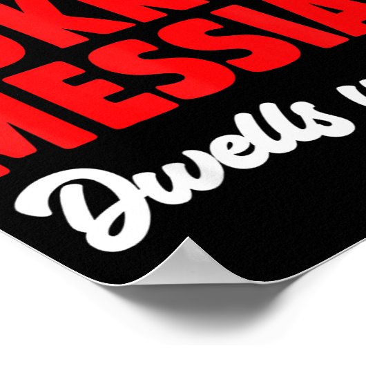 The Joy Of Sukkot Messiah Dwells With Us Jewish Ho Poster (Hoek)