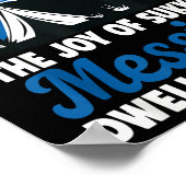 The Joy Of Sukkot Messiah Dwells With Us Jewish Ho Poster (Hoek)