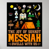 The Joy Of Sukkot Messiah Dwells With Us Jewish Ho Poster (Voorkant)