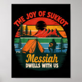 The Joy Of Sukkot Messiah Dwells With Us Jewish Ho Poster (Voorkant)
