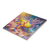 The Joyful Axolotl Tegeltje (Zijkant)