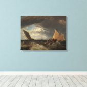 The Junction of the Thames and the Medway, 1807 Canvas Afdruk (Insitu (Houten vloer))