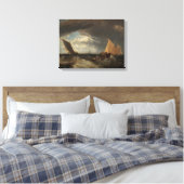 The Junction of the Thames and the Medway, 1807 Canvas Afdruk (Insitu (Slaapkamer))