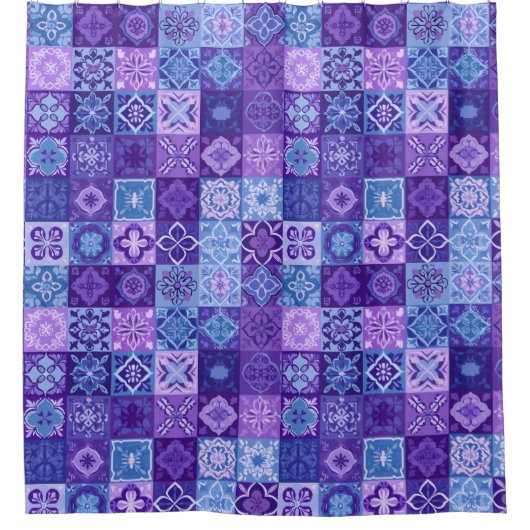 ♐ The Jupiter's Jewel Mosaic  Douchegordijn (Voorkant)