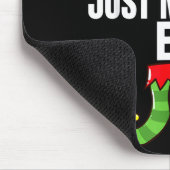 The Just Married Elf Matching Family Christmas Gro Muismat (Hoek)