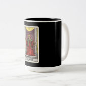 The Justice Tarot Tweekleurige Koffiemok (Voorkant rechts)