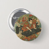 The Kabuki actor who became a DJ Ronde Button 5,7 Cm (Voorkant /achterkant)