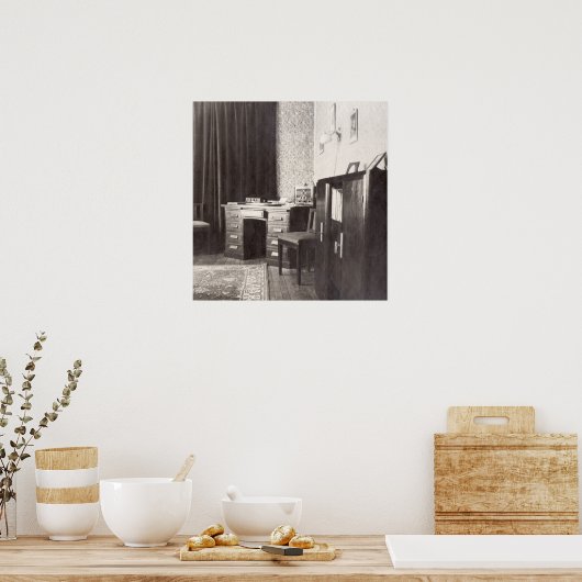 The kantoor, Parijs 1936 Poster (Keuken)