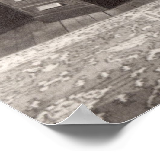 The kantoor, Parijs 1936 Poster (Hoek)