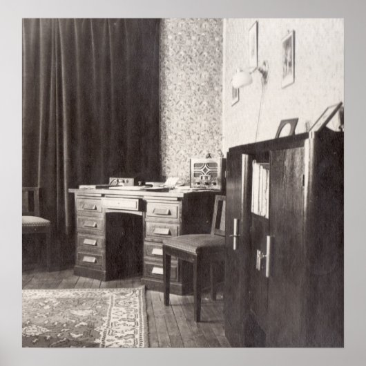 The kantoor, Parijs 1936 Poster (Voorkant)