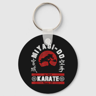 The Karate Kid Miyagi-Do Gebogen Boom Retro Film Sleutelhanger
