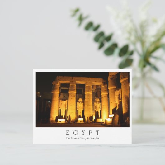 The Karnak Temple Complex, Egypte, Briefkaart (Staand voorkant)
