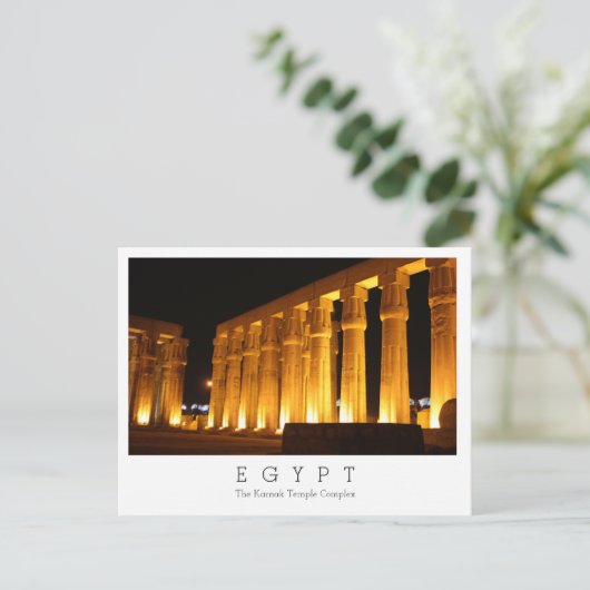 The Karnak Temple Complex, Egypte, Briefkaart (Staand voorkant)