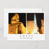 The Karnak Temple Complex, Egypte, Briefkaart (Voorkant / Achterkant)