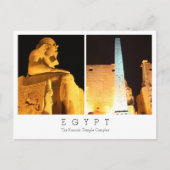 The Karnak Temple Complex, Egypte, Briefkaart (Voorkant)