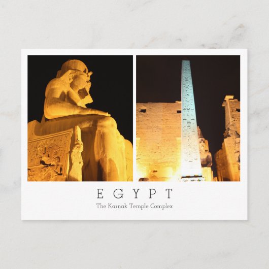 The Karnak Temple Complex, Egypte, Briefkaart (Voorkant)