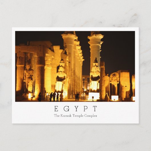 The Karnak Temple Complex, Egypte, Briefkaart (Voorkant)