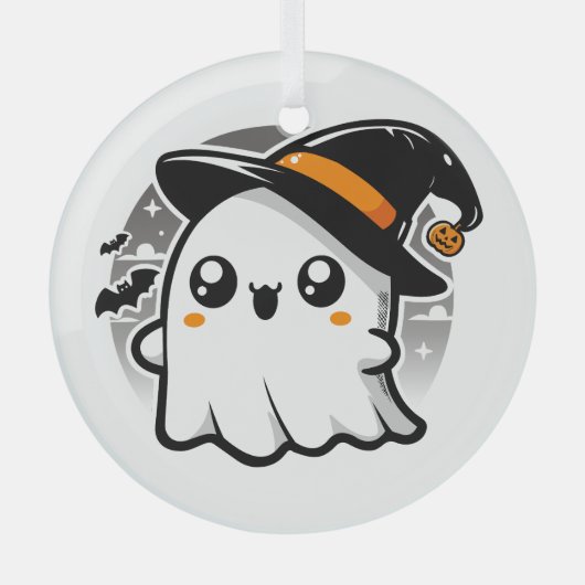 The Kawaii Phantom Glas Ornament (Voorkant)