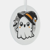 The Kawaii Phantom Glas Ornament (Voorkant Rechts)