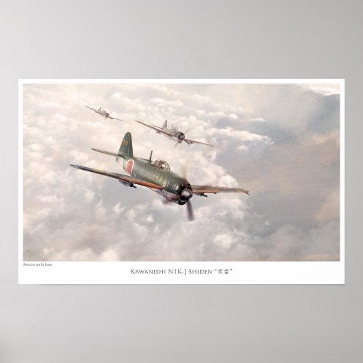 The Kawanishi N1K-J Shiden Poster (Voorkant)