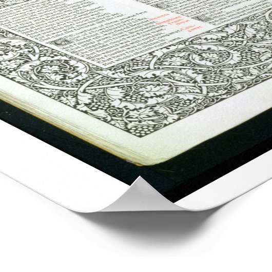 The 'Kelmscott Chaucer', gepubliceerd in 1896 door Poster (Hoek)