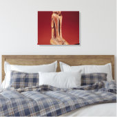 The Key Marco Cat uit Florida Canvas Afdruk (Insitu (Slaapkamer))