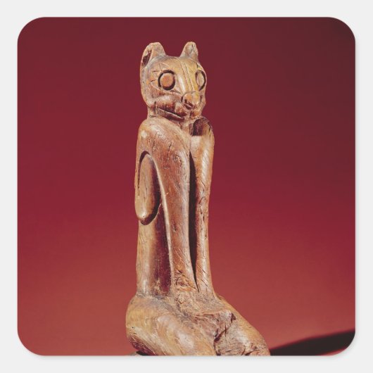 The Key Marco Cat uit Florida Vierkante Sticker (Voorkant)