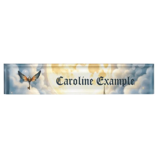 The Key of Eternity – Steampunk Wings  Naambordje (Voorkant)
