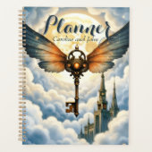 The Key of Eternity – Steampunk Wings  Planner (Voorkant)