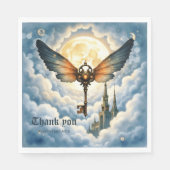 The Key of Eternity – Steampunk Wings  Servet (Voorkant)