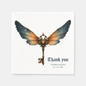 The Key of Eternity – Steampunk Wings  Servet (Voorkant)