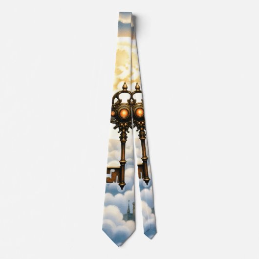 The Key of Eternity – Steampunk Wings Stropdas (Voorkant)