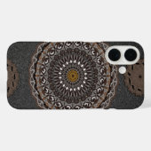 The khaki crocodylus porosus iPhone 16 Case (Achterkant (horizontaal))
