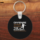 The Kicker Wins Chamonships Funny Quote Football C Sleutelhanger (Voorkant)