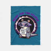 The Kids Ready Total Solar Eclipse Armadillo Fleece Deken (Voorkant)