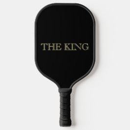 The King Black Gold Luxury Minimal Design Pickleball Paddle