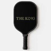 The King Black Gold Luxury Minimal Design Pickleball Paddle (Achterkant)
