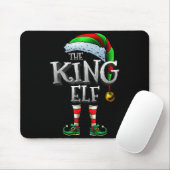 The King Elf Shirt Matching Family King Christmas Muismat (Met muis)