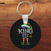 The King Elf Shirt Matching Family King Christmas  Sleutelhanger (Voorkant)